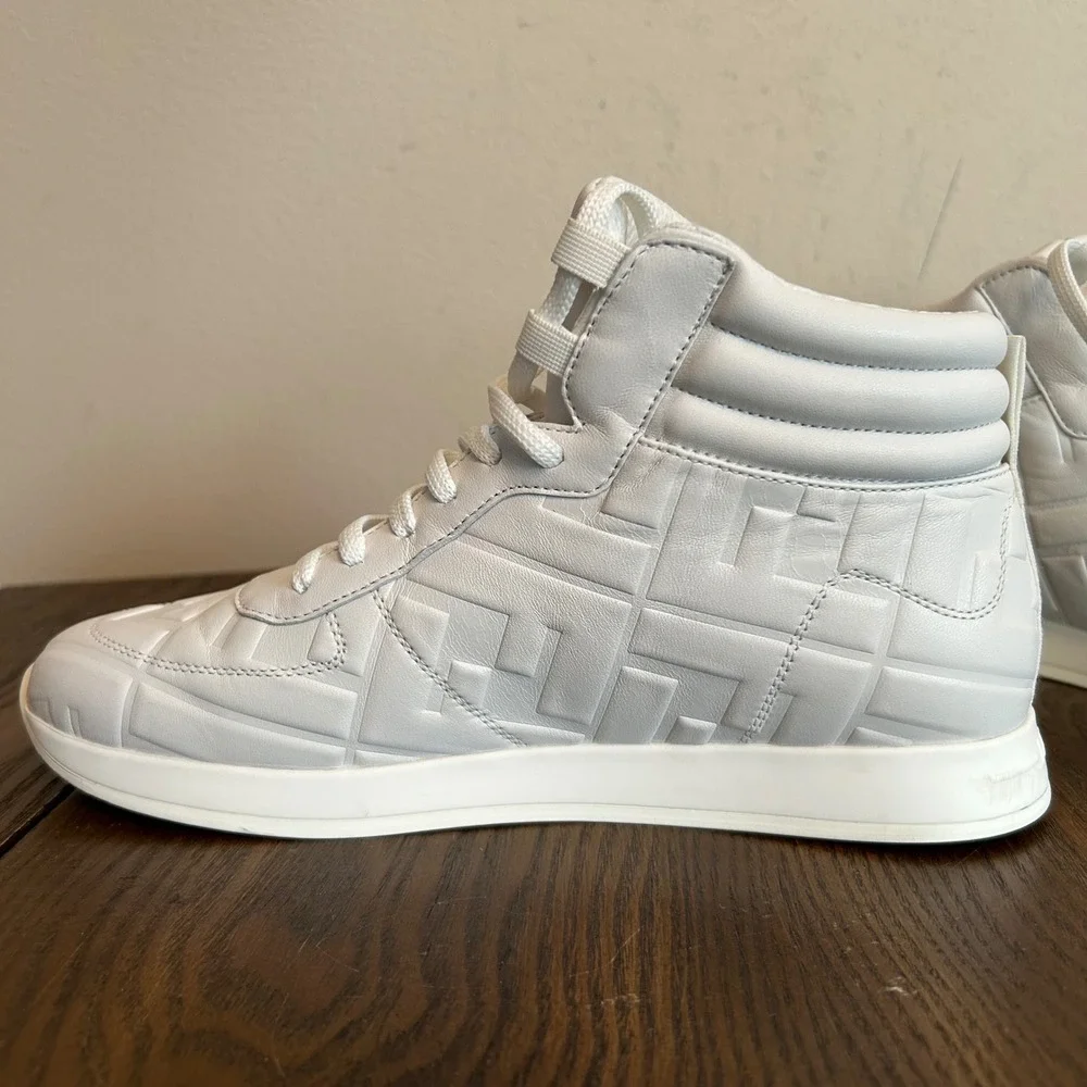 Fendi Sneakers‎ High-Top White Womens 37/7